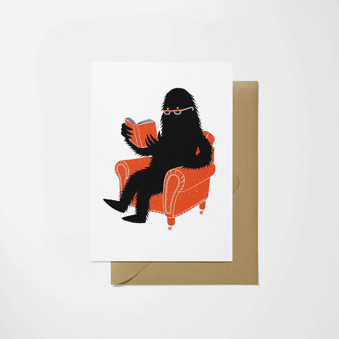 Reading - Greeting Card